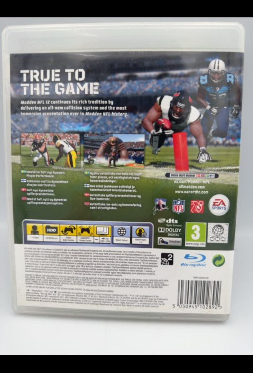 Spil - PS3 Madden (NFL) 12